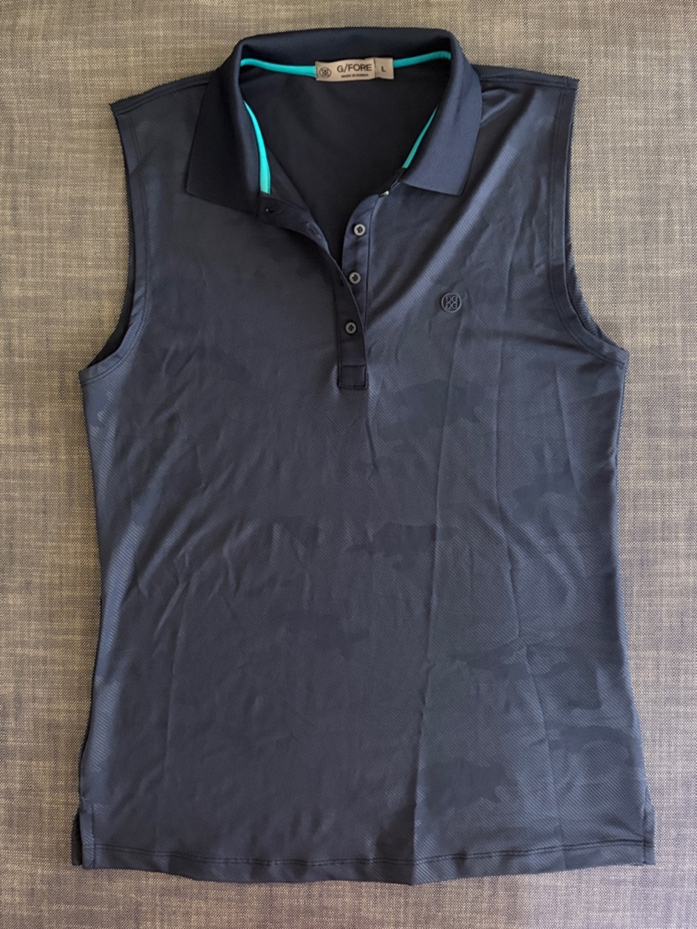 G/FORE never been worn Navy Sleeveless Polo Top